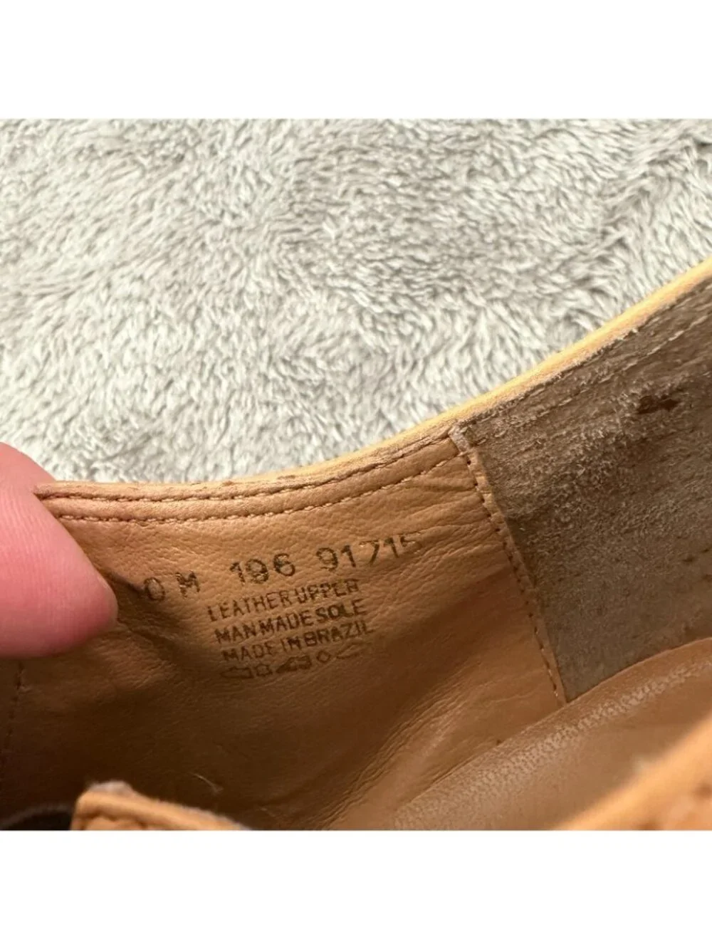 Vintage 90s Y2K Bongo Tan Leather Pointed Toe Boots Booties 10 Western